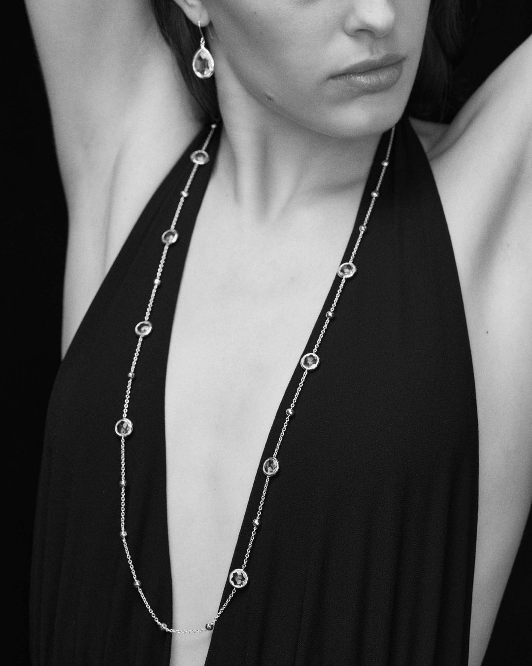 Ball & Stone Station Necklace