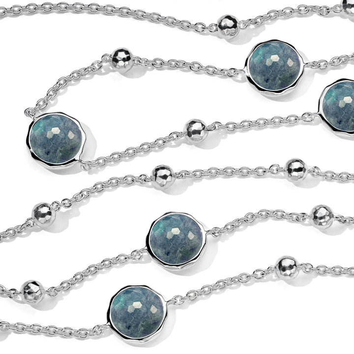 Ball and Stone Station Necklace