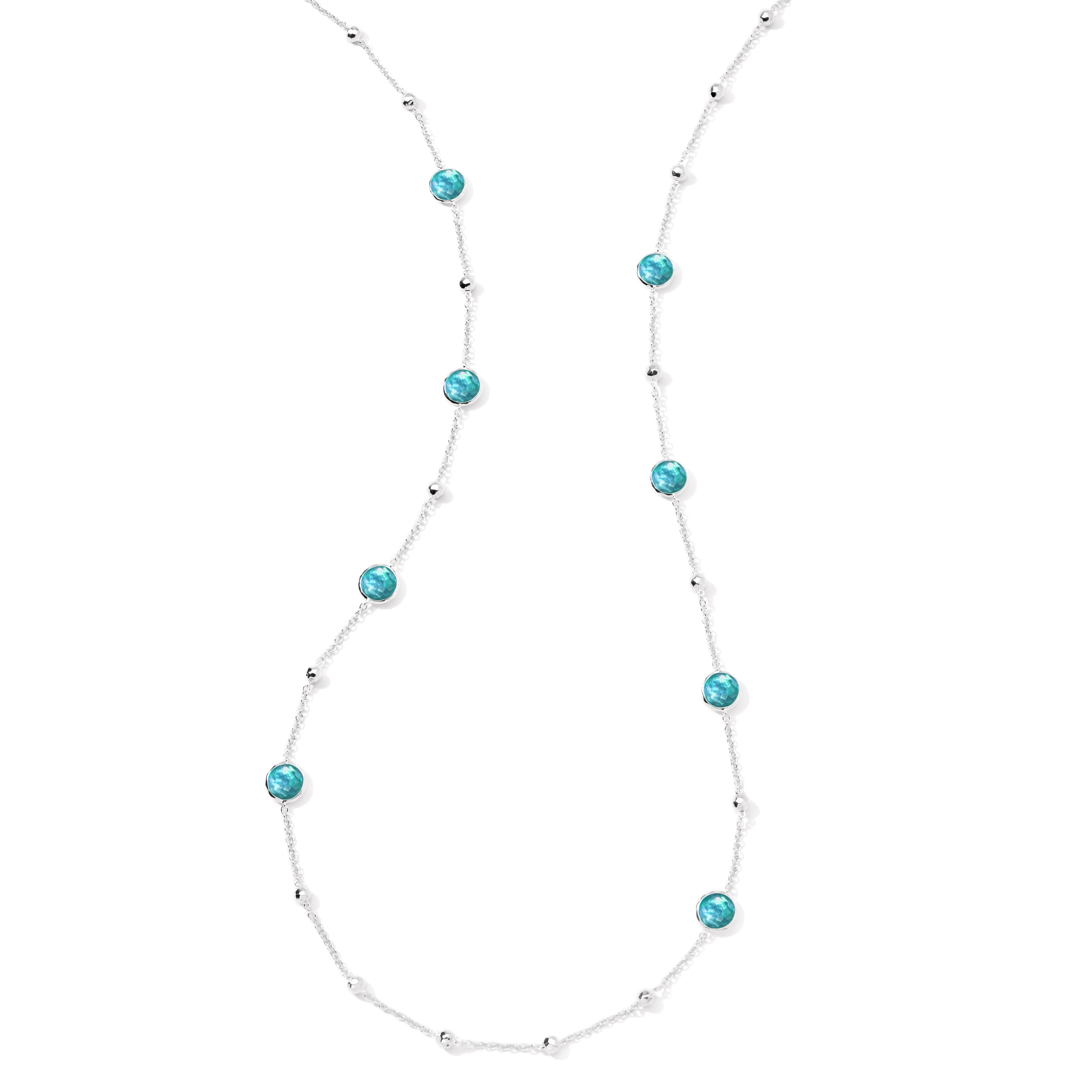 ROCK CRYSTAL MOP DYED GREEN AGATE TRIPLET