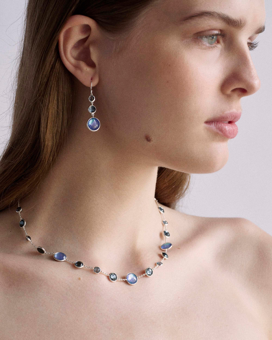 Lollitini 3-Stone Drop Earrings