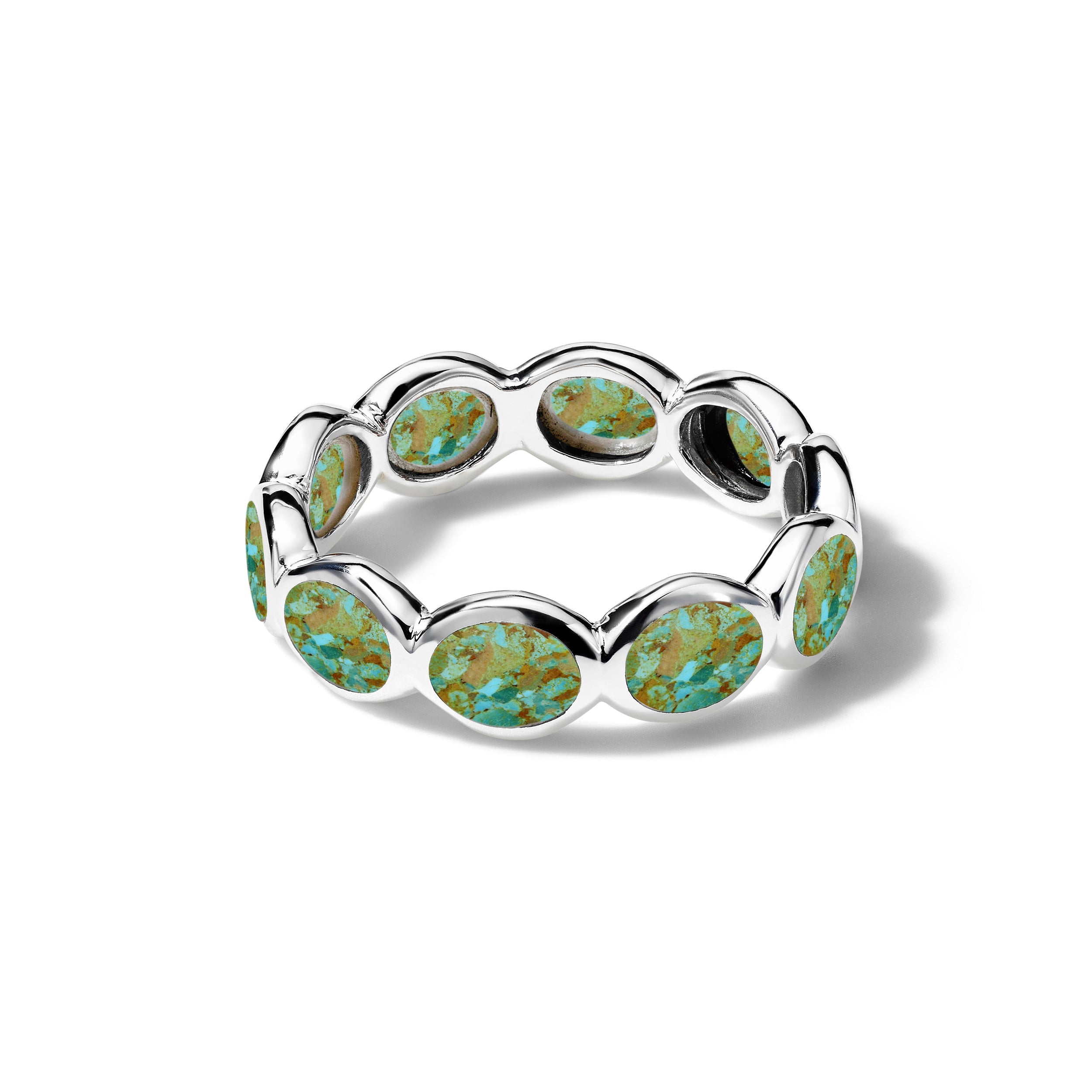 GREEN TURQUOISE BLOCK SLICE