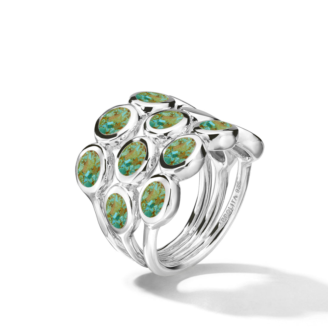 All-Around Tiny Ovals Ring