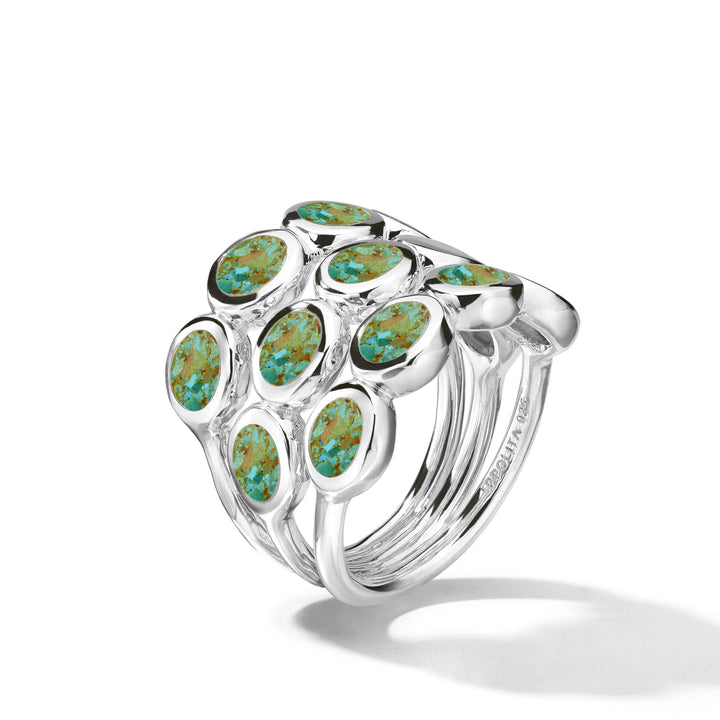 All-Around Tiny Ovals Ring