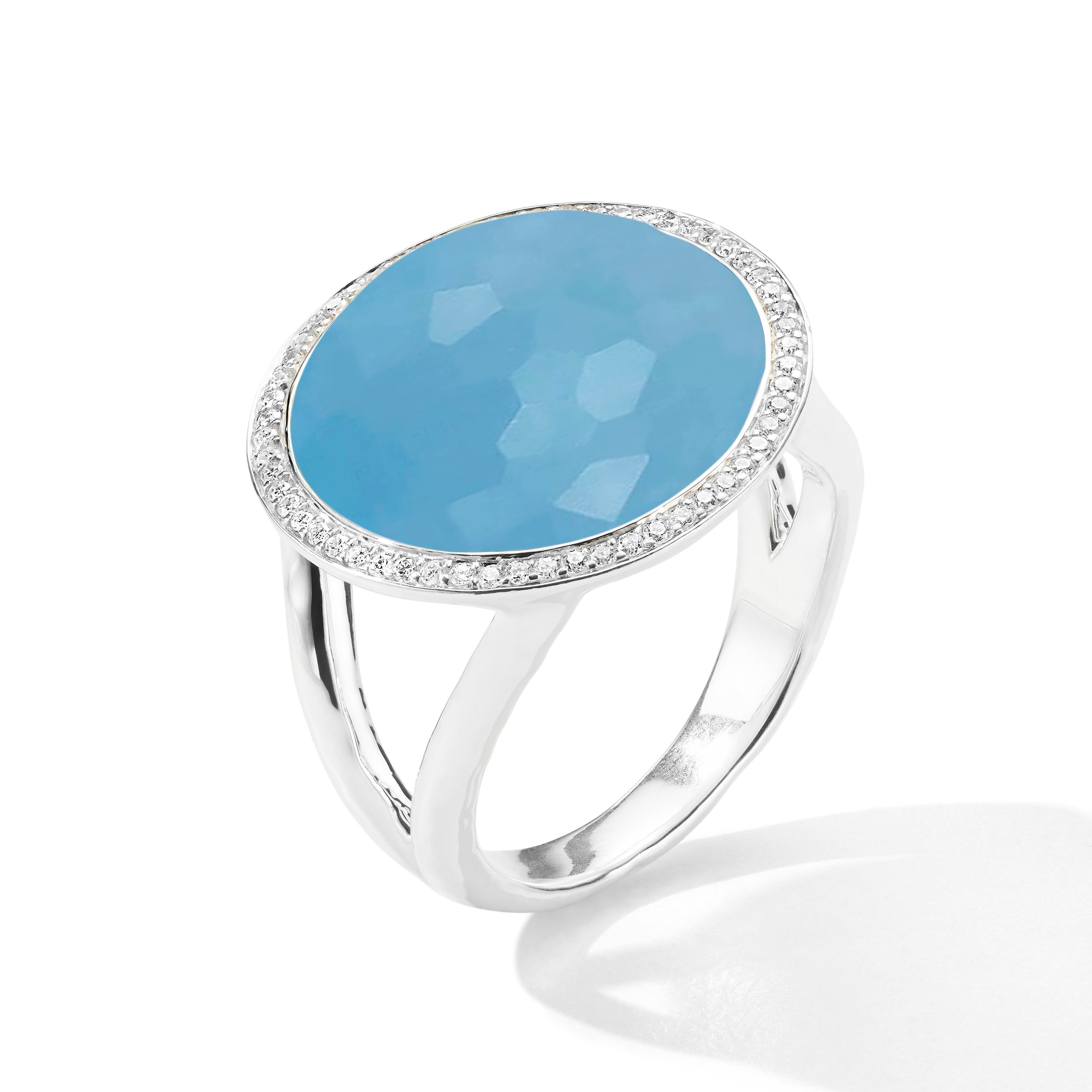 DYED LIGHT BLUE JADE