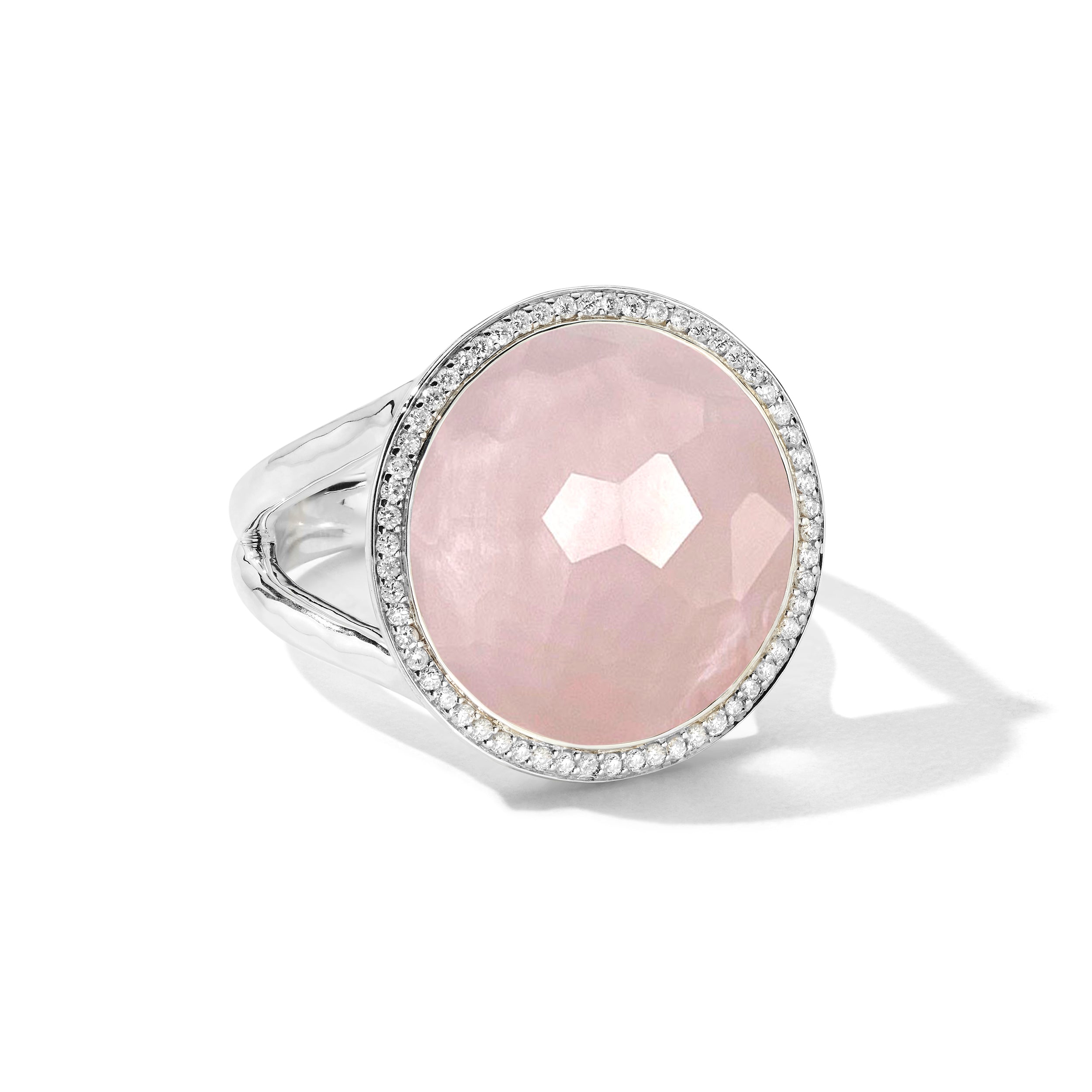 ROSE QUARTZ OVER MOP DOUBLET