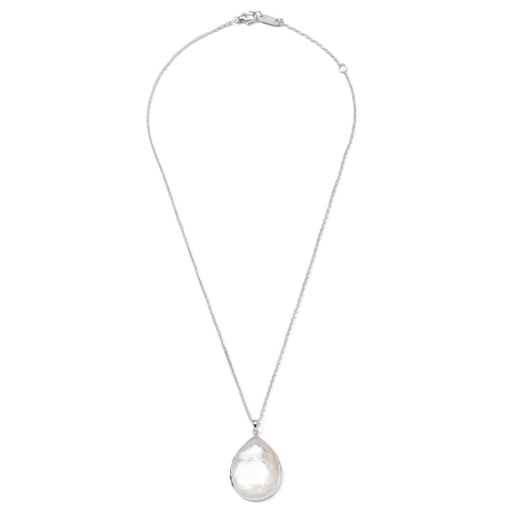 Large Teardrop Pendant Necklace