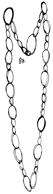<strong>#83</strong> IPPOLITA 'scultura' chandelier chain prototype, brass